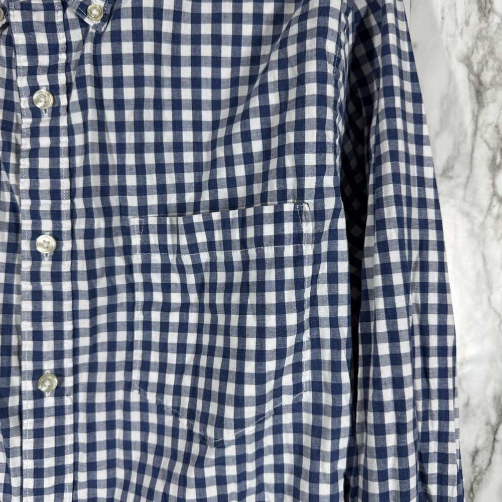 Sonoma Button Up Shirt Men's Large Long Sleeve Multicolor Gingham Cotton Blend - Picture 5 of 5